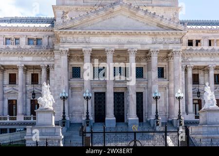 Palazzo del Congresso della Nazione Argentina (congreso nacional), Buenos Aires, Argentina. Foto Stock