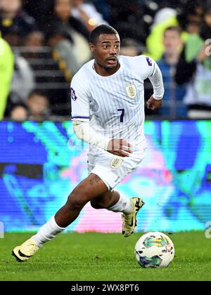 LENS - Nicolas de la Cruz dell'Uruguay durante l'amichevole tra Costa d'Avorio e Uruguay allo Stade Bollaert Delelis il 26 marzo 2024 a Lens, Francia. ANP | Hollandse Hoogte | GERRIT VAN COLOGNE Foto Stock