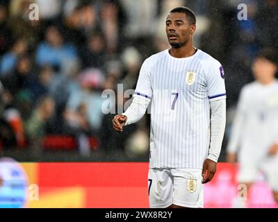 LENS - Nicolas de la Cruz dell'Uruguay durante l'amichevole tra Costa d'Avorio e Uruguay allo Stade Bollaert Delelis il 26 marzo 2024 a Lens, Francia. ANP | Hollandse Hoogte | GERRIT VAN COLOGNE Foto Stock