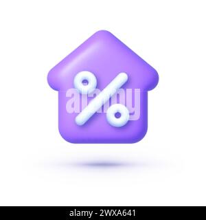 Vendita 3d, design eccellente per qualsiasi scopo. Banner pubblicitario. Promozione offerta speciale. Concetto di banner di vendita. Illustrazione vettoriale Illustrazione Vettoriale