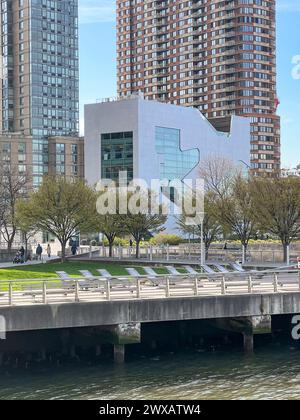 Biblioteca pubblica del Queens a Hunters Point Foto Stock