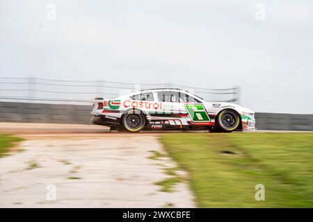 Austin, Tx, Stati Uniti. 23 marzo 2024. Brad Keselowski sale in pista per allenarsi per l'EchoPark Automotive Grand Prix di Austin, Texas, USA. (Immagine di credito: © Logan T Arce Action Sports/ASP) SOLO PER USO EDITORIALE! Non per USO commerciale! Foto Stock