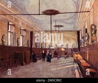 Illustrazione della scuola superiore dell'Eton College, Regno Unito. Watercolor di Edith Danvers Brinton da 'Eton' di C.R. Stone, pubblicato nel 1909. Foto Stock