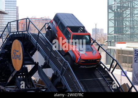 New York, Stati Uniti. 29 marzo 2024. New York, USA, 29 marzo 2024 - Salone Internazionale dell'Auto di New York al Jacob Javitz Convention Center di New York. Foto: Luiz Rampelotto/EuropaNewswire. Solo per uso editoriale. Non per USO commerciale! (Credit Image: © Luiz Rampelotto/ZUMA Press Wire) SOLO PER USO EDITORIALE! Non per USO commerciale! Foto Stock
