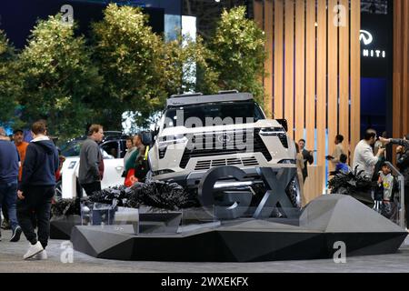New York, USA, 29 marzo 2024 - Salone Internazionale dell'Auto di New York al Jacob Javitz Convention Center di New York. Foto: Luiz Rampelotto/EuropaNewswire solo per uso editoriale. Non per USO commerciale! Foto Stock