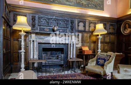 Powderham Castle, Kenton, Exeter, Devon, Inghilterra, REGNO UNITO Foto Stock