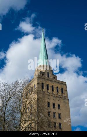 Nuffield Collage Library Tower, Nuffield College, University of Oxford, Oxford, Oxfordshire, Inghilterra, Regno Unito, Gran Bretagna. Foto Stock