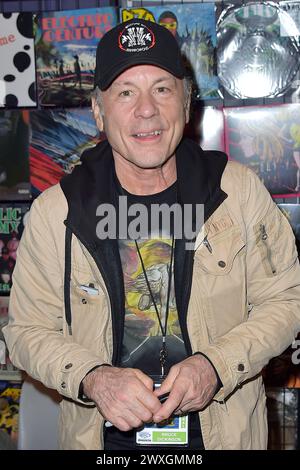 Bruce Dickinson von Iron Maiden auf der WonderCon 2024 m dal centro convegni di Anaheim. Anaheim, 30.03.2024 *** Bruce Dickinson di Iron Maiden al WonderCon 2024 all'Anaheim Convention Center Anaheim, 30 03 2024 foto:xD.xStarbuckx/xFuturexImagex wondercon 4444 Foto Stock