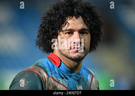 Featherstone, Inghilterra - 29 marzo 2024 Renouf Atoni di Wakefield Trinity. Campionato Betfred Rugby League, Featherstone Rovers vs Wakefield Trinity al Millennium Stadium, Featherstone, UK Dean Williams Foto Stock