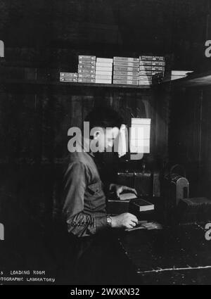 Eberts Field, Lonoke Arkansas - sala di carico, laboratorio fotografico CA. 1918 Foto Stock