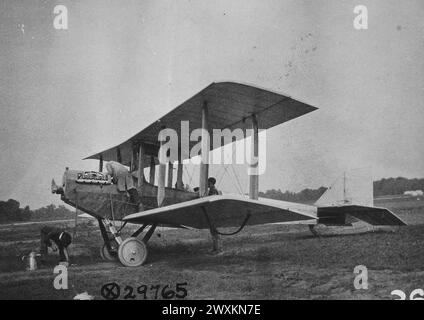 Un aereo De Haviland 6 pronto per i test CA. 1918 Foto Stock