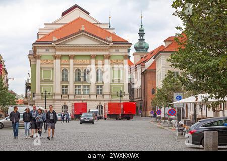 Praga, Repubblica Ceca - 14 giugno 2018: Il Teatro degli Stati o Stavovské divadlo è un teatro storico nella capitale ceca. Il Teatro Estates era un Foto Stock