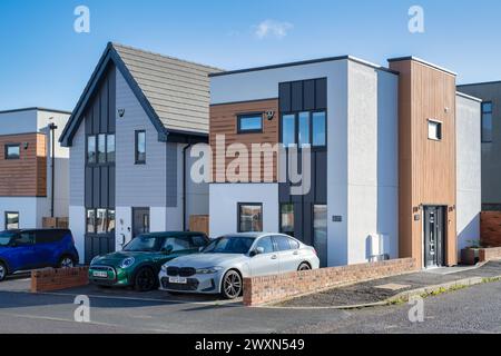 Alloggiamento personalizzato. Graven Hill, Bicester, Oxfordshire, Inghilterra Foto Stock