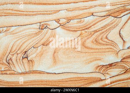 Vista ravvicinata dell'arenaria dell'Arizona. Jerome, Arizona, USA, di Dominique Braud/Dembinsky Photo Assoc Foto Stock