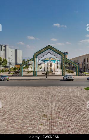 Shahristan, piazza principale, Taraz, regione di Jambyl, Kazakistan Foto Stock