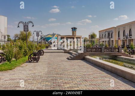 Shahristan, piazza principale, Taraz, regione di Jambyl, Kazakistan Foto Stock