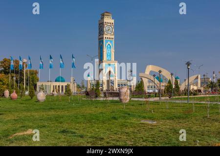 Shahristan, piazza principale, Taraz, regione di Jambyl, Kazakistan Foto Stock