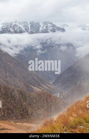 Kyrgyz Ala-Too Range, North Tien-Shan Mountains, Kirghizistan Foto Stock