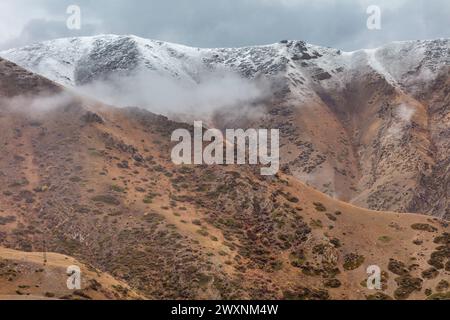 Kyrgyz Ala-Too Range, North Tien-Shan Mountains, Kirghizistan Foto Stock