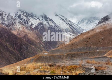 Kyrgyz Ala-Too Range, North Tien-Shan Mountains, Kirghizistan Foto Stock