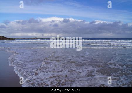 Tràigh Allt Chàilgeag Beach, Durness, Sutherland, costa nord-occidentale Scozia Foto Stock