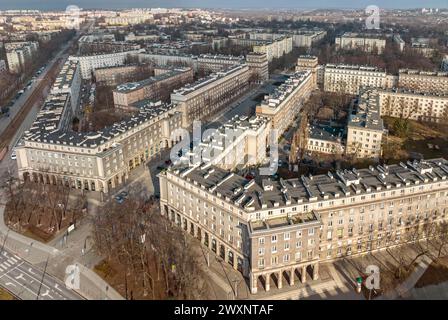 Aleja Roz, Nowa Huta, Cracovia, Polonia Foto Stock