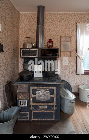 Homesteader Museum, Powell, Wyoming Foto Stock