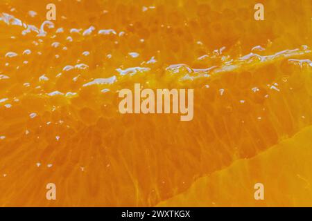 Sfondo texture arancione macro Foto Stock