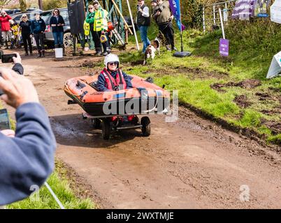 Otterton Soap Box Derby. Foto Stock