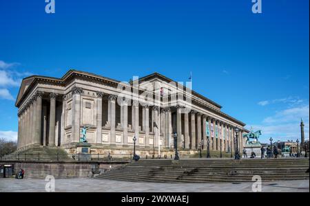 St George's Hall, Lime Street, Liverpool, Merseyside England, Regno Unito Foto Stock