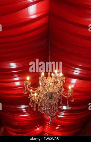 Chandelier, centro di Los Angeles, California, Stati Uniti d'America Foto Stock