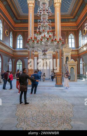 Yildiz Hamidiye Mosque Interior, 1886, Besiktas, Istanbul, Turchia Foto Stock