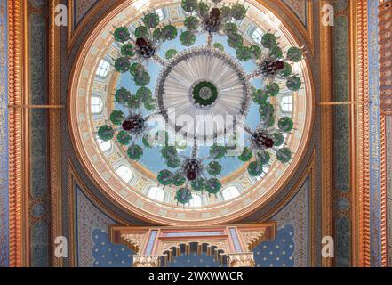 Yildiz Hamidiye Mosque Interior, 1886, Besiktas, Istanbul, Turchia Foto Stock