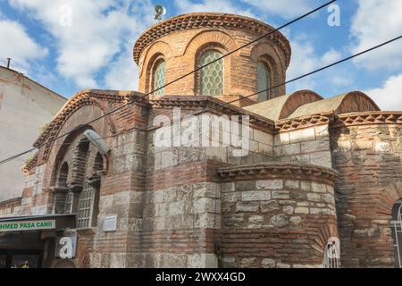 Hicami Ahmet Pash Mosque, ex chiesa bizantina di St Giovanni Battista a Trullo, Istanbul, Turchia Foto Stock
