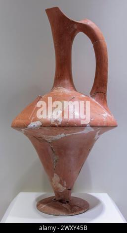 Ceramica ittita, Alacahoyuk, Alaca Hoyuk, provincia di Corum, Turchia Foto Stock