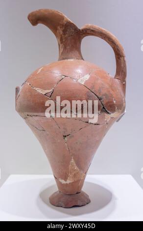 Ceramica ittita, Alacahoyuk, Alaca Hoyuk, provincia di Corum, Turchia Foto Stock