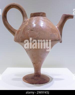 Ceramica ittita, Alacahoyuk, Alaca Hoyuk, provincia di Corum, Turchia Foto Stock