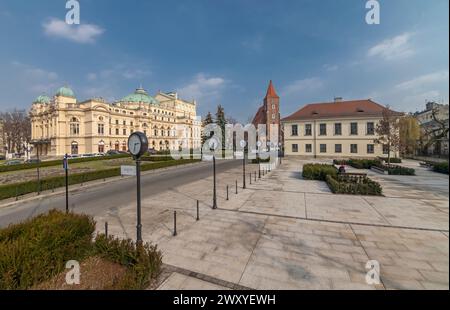 Piazza Swietego Ducha, Cracovia, Polonia Foto Stock