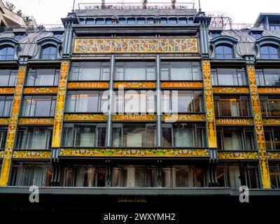 Parigi 1er arrondissement. Facciata della Samaritaine (Gran magasin). Ile de France. Francia Foto Stock