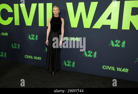 Los Angeles, California. 2 aprile 2024. Kirsten Dunst al LOS Angeles Special Screening of Civil War il 2 aprile 2024 al Tedd Mann Theater dell'Academy Museum of Motion Pictures di Los Angeles, California. Crediti: Faye Sadou/Media Punch/Alamy Live News Foto Stock