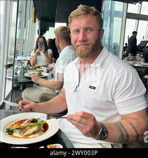 Foto di affrancatura pubblicata dalla World Central Kitchen del britannico James "Jim" Henderson, uno dei sette operatori umanitari della World Central Kitchen che sono stati uccisi in un attacco aereo israeliano a Gaza. Data di pubblicazione: Mercoledì 3 aprile 2024. Foto Stock