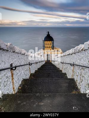 Faro di St ABB, testa di St ABB, Scozia Foto Stock