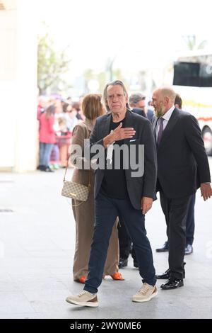 Cadice. Spagna. 20240403, Luis Pastor partecipa alla consegna di medaglie d'oro al merito in Belle Arti 2022 al Palacio de Congresos il 3 aprile 2024 a Cadice, Spagna Foto Stock