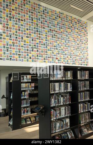 Edificio della biblioteca centrale di Halifax nel centro di Halifax, nuova Scozia Foto Stock