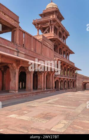 Panch Mahal, Fatehpur Sikri, Uttar Pradesh, India Foto Stock