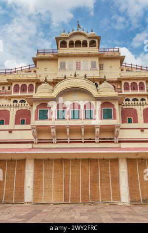 Chandra Mahal, City Palace Jaipur, Rajasthan, India Foto Stock