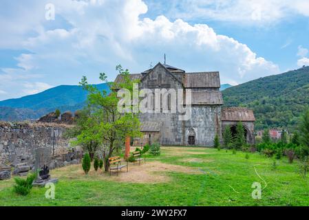 Fortezza del monastero di Akhtala in Armenia Foto Stock