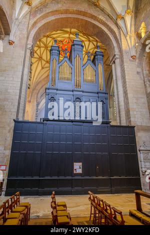 Tewkesbury Abbey Foto Stock