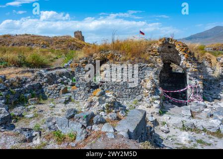 Giorno d'estate al castello di Lori in Armenia Foto Stock