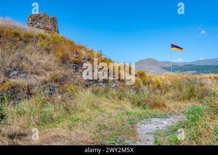 Giorno d'estate al castello di Lori in Armenia Foto Stock